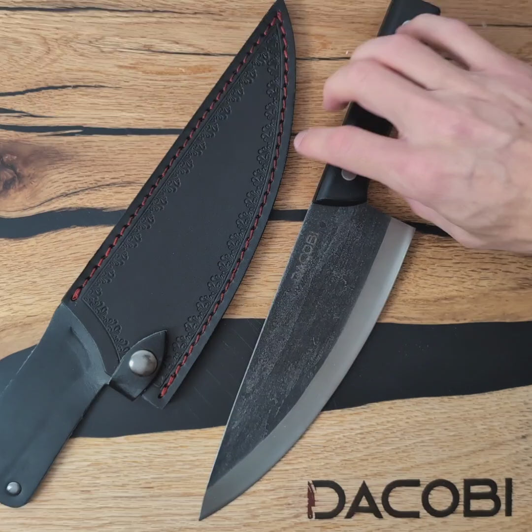 Kovácsolt Szakács kés