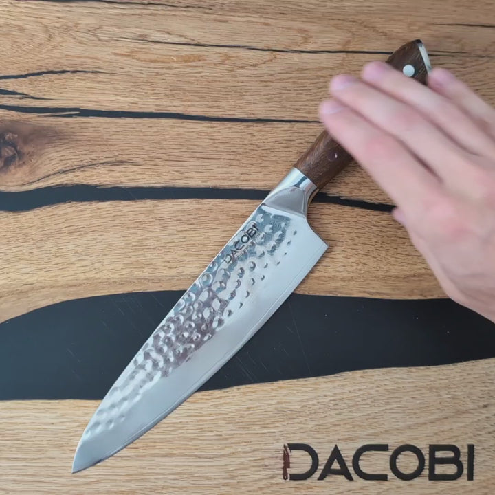 Szakmai szakácskés, 21cm, damaszkuszi acél C40