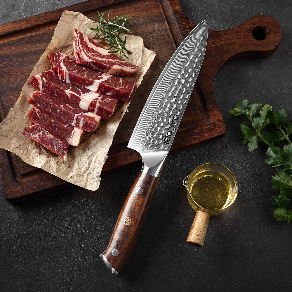 Szakmai szakácskés, 16.5cm, damaszkuszi acél C41 - DACOBI.hu