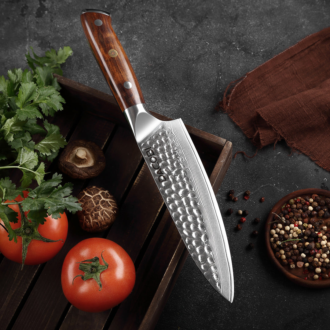 Szakmai szakácskés, 16.5cm, damaszkuszi acél C41 - DACOBI.hu
