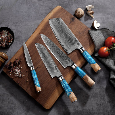 Azure kollekció, Professzionális kések, 67 rétegű damaszkuszi acél