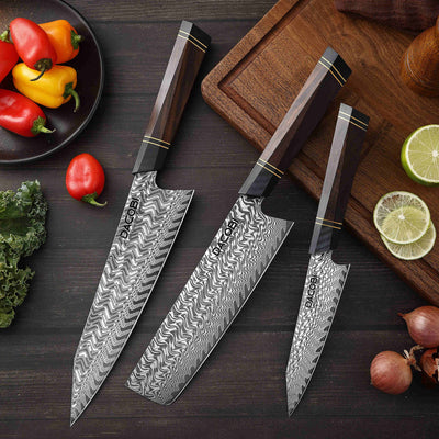 Rin kollekció, Professzionális kések, 67 rétegű damaszkuszi acél