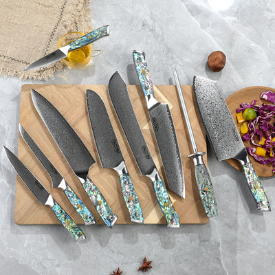 Opal kollekció, Professzionális kések, 67 rétegű damaszkuszi acél