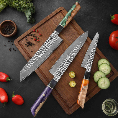 Eden kollekció, Professzionális kések, 67 rétegű damaszkuszi acél