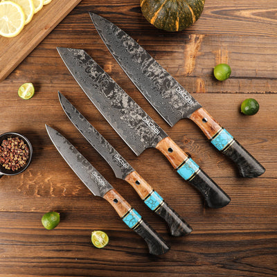 Regal kollekció, Professzionális kések, 67 rétegű, Damaszkuszi acél