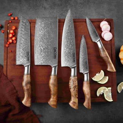 Sirocco kollekció, Professzionális kések, 67 rétegű damaszkuszi acél