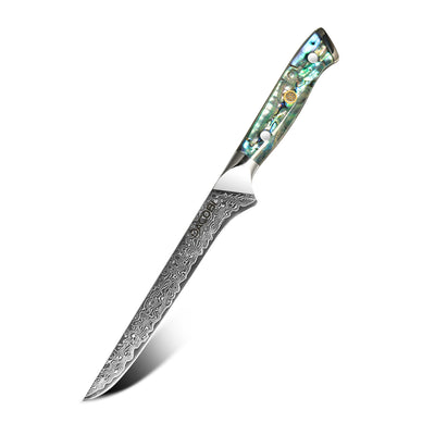 Filé kést, 15cm, damaszkuszi acél C44 - DACOBI.hu