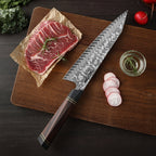 Professzionális Kiritsuke kés, 21.5 cm, damaszkuszi acél C54 - DACOBI.hu