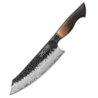 Professzionális Santoku kés, 19 cm, damaszkuszi acél C62