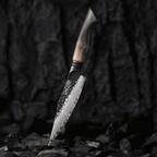 Konhyai kés, 14 cm, damaszkuszi acél C63