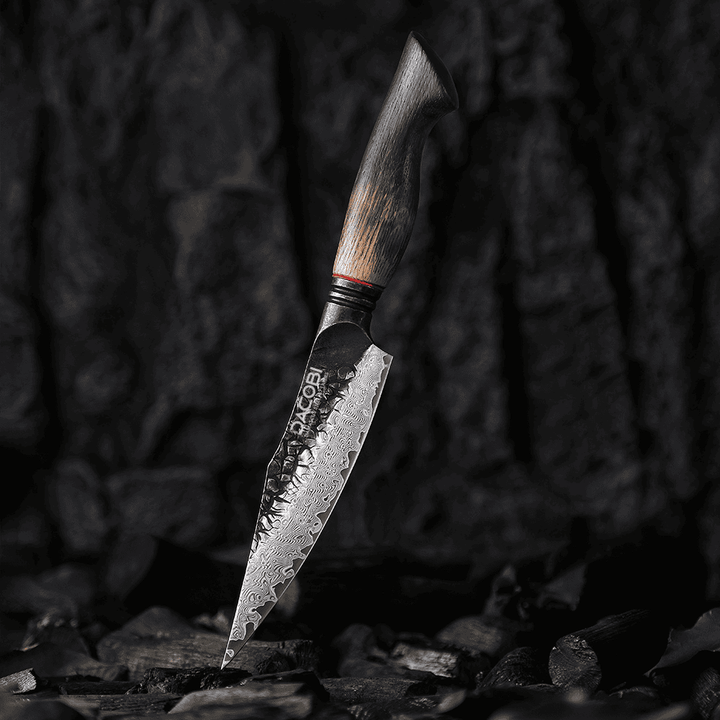 Konhyai kés, 14 cm, damaszkuszi acél C63