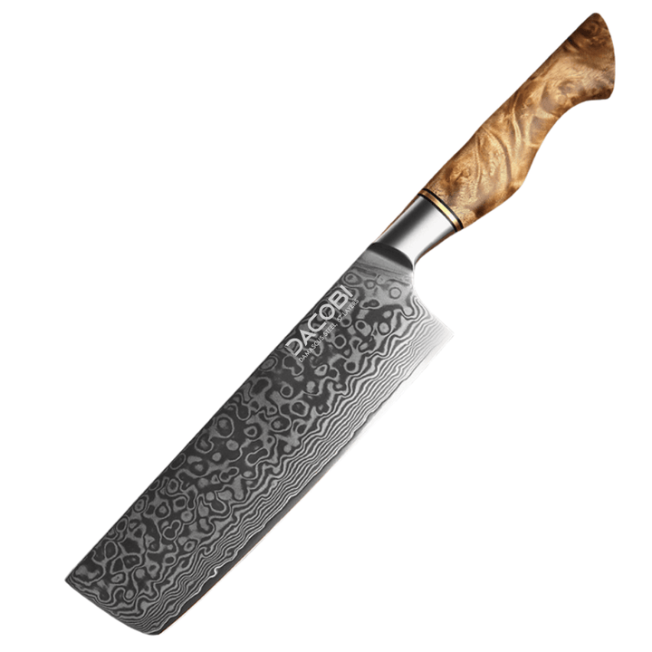 Professzionális Nakiri kés, 18 cm, damaszkuszi acél C64