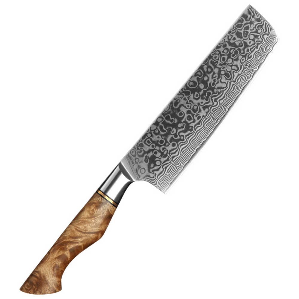 Professzionális Nakiri kés, 18 cm, damaszkuszi acél C64