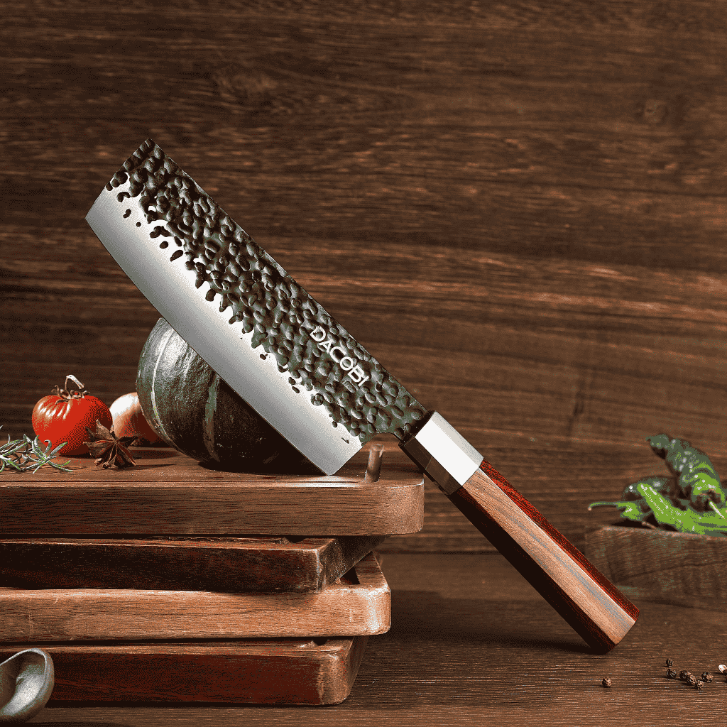 Professzionális Nakiri kés, 18 cm, rozsdamentes acél C66