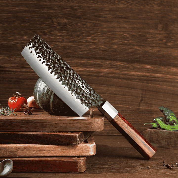 Professzionális Nakiri kés, 18 cm, rozsdamentes acél C66