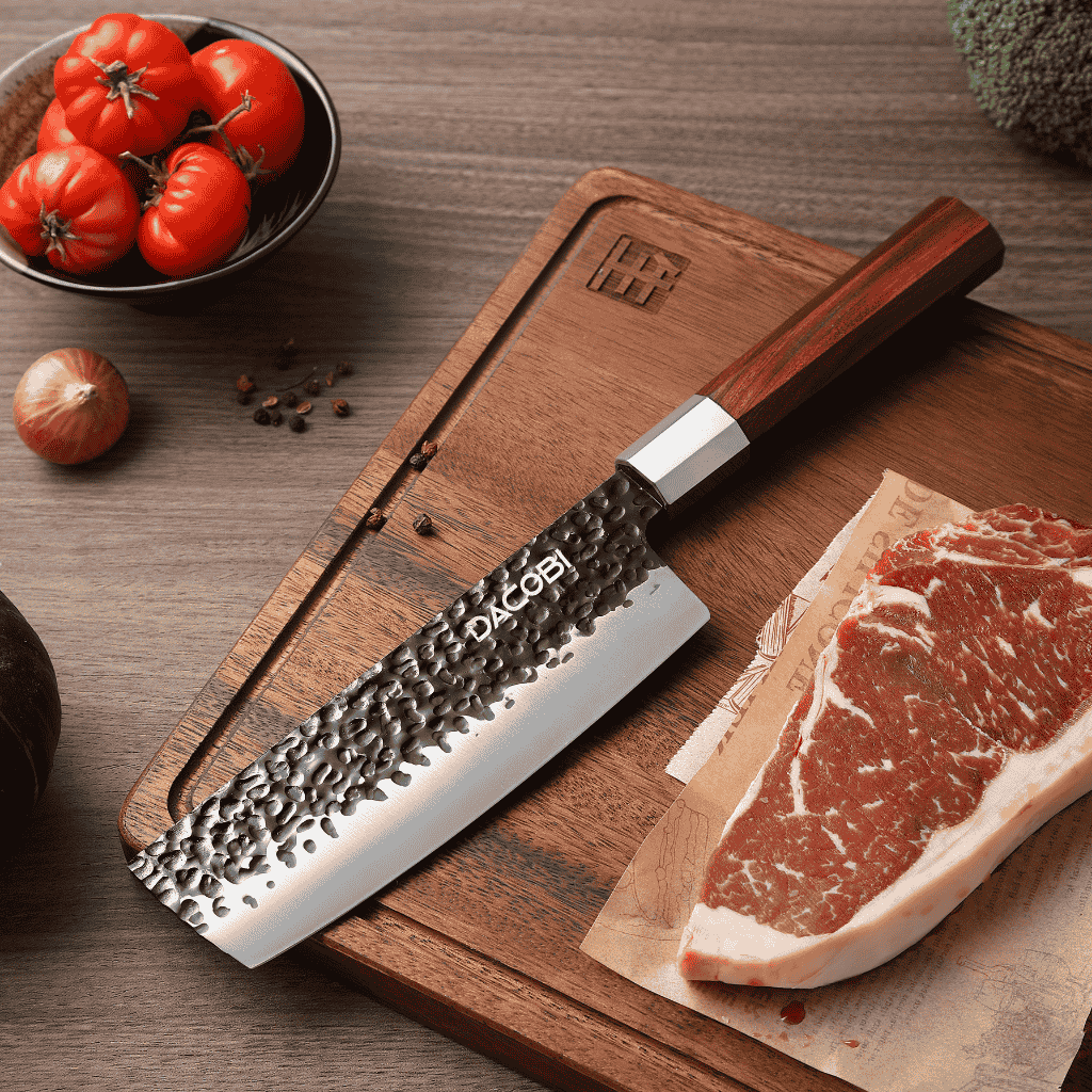 Professzionális Nakiri kés, 18 cm, rozsdamentes acél C66