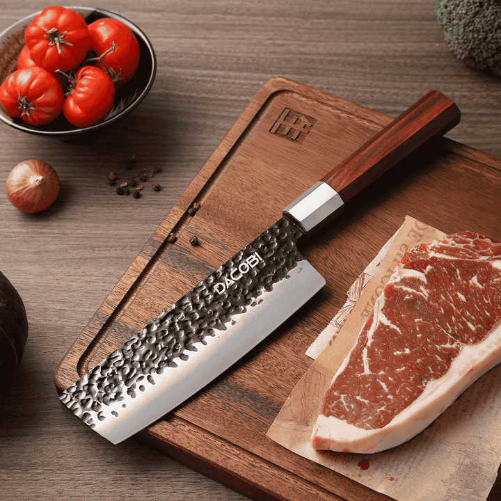 Professzionális Nakiri kés, 18 cm, rozsdamentes acél C66