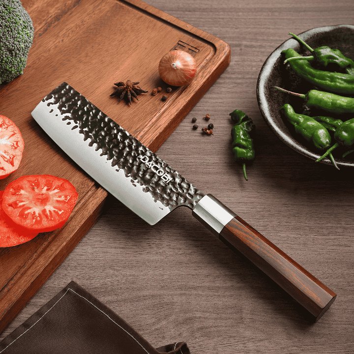 Professzionális Nakiri kés, 18 cm, rozsdamentes acél C66
