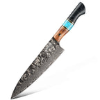 Szakmai szakácskés, 21.6 cm, damaszkuszi acél C67