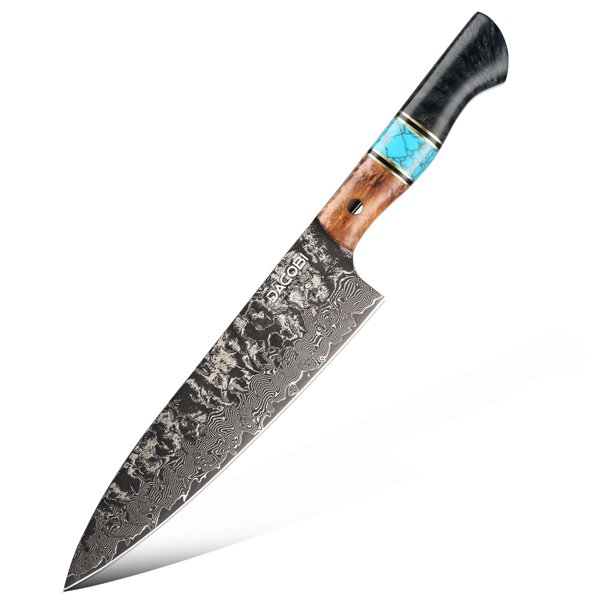 Szakmai szakácskés, 21.6 cm, damaszkuszi acél C67