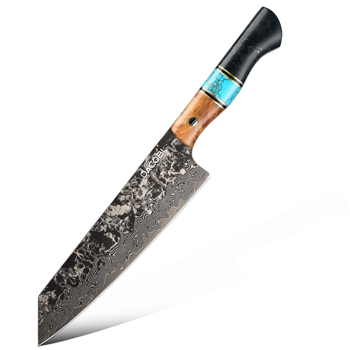 Professzionális Kiritsuke kés, 20.6 cm, damaszkuszi acél C68