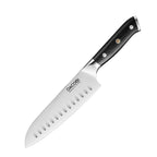 Professzionális Santoku kés, 18 cm, német acél C7 - DACOBI.hu