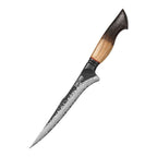 Filé kést, 19 cm, damaszkuszi acél C72