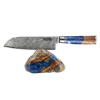 Professzionális santoku kés, damaszkuszi acél C3, 17.7 cm
