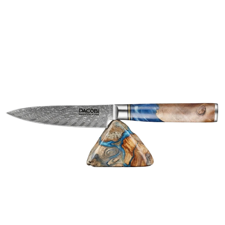 Konhyai kés, damaszkuszi acél C5, 11.8 cm