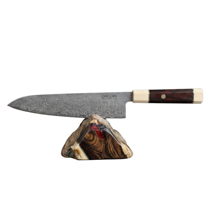 Szakmai szakácskés, damaszkuszi acél C11, 22.9 cm