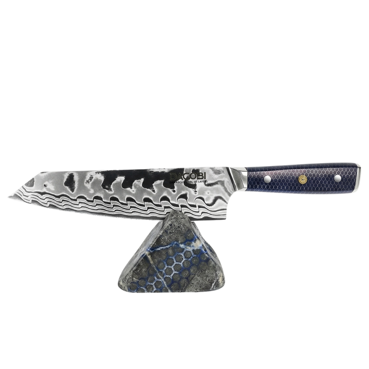 Professzionális Kiritsuke kés, 21cm, damaszkuszi acél C14