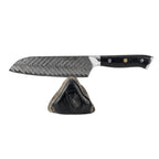 Professzionális Santoku kés, 17cm, damaszkuszi acél C26