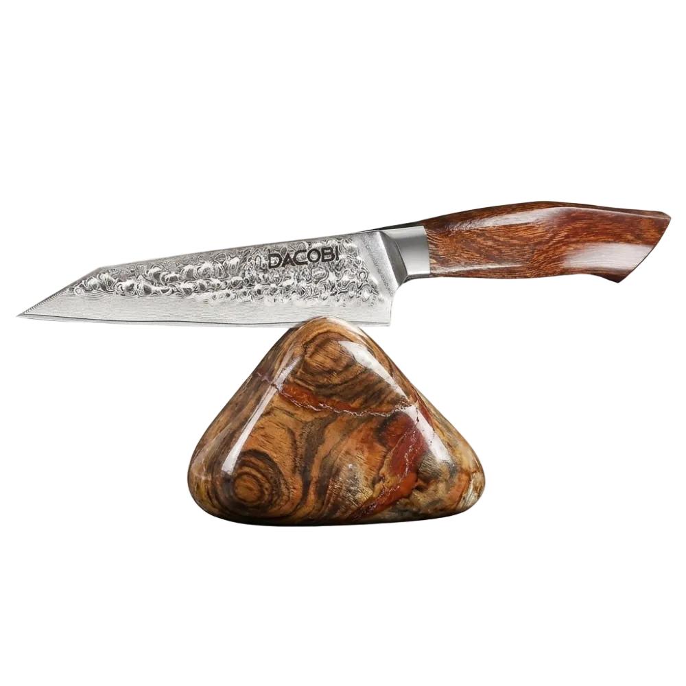 Konhyai kés, 13cm, damaszkuszi acél C31