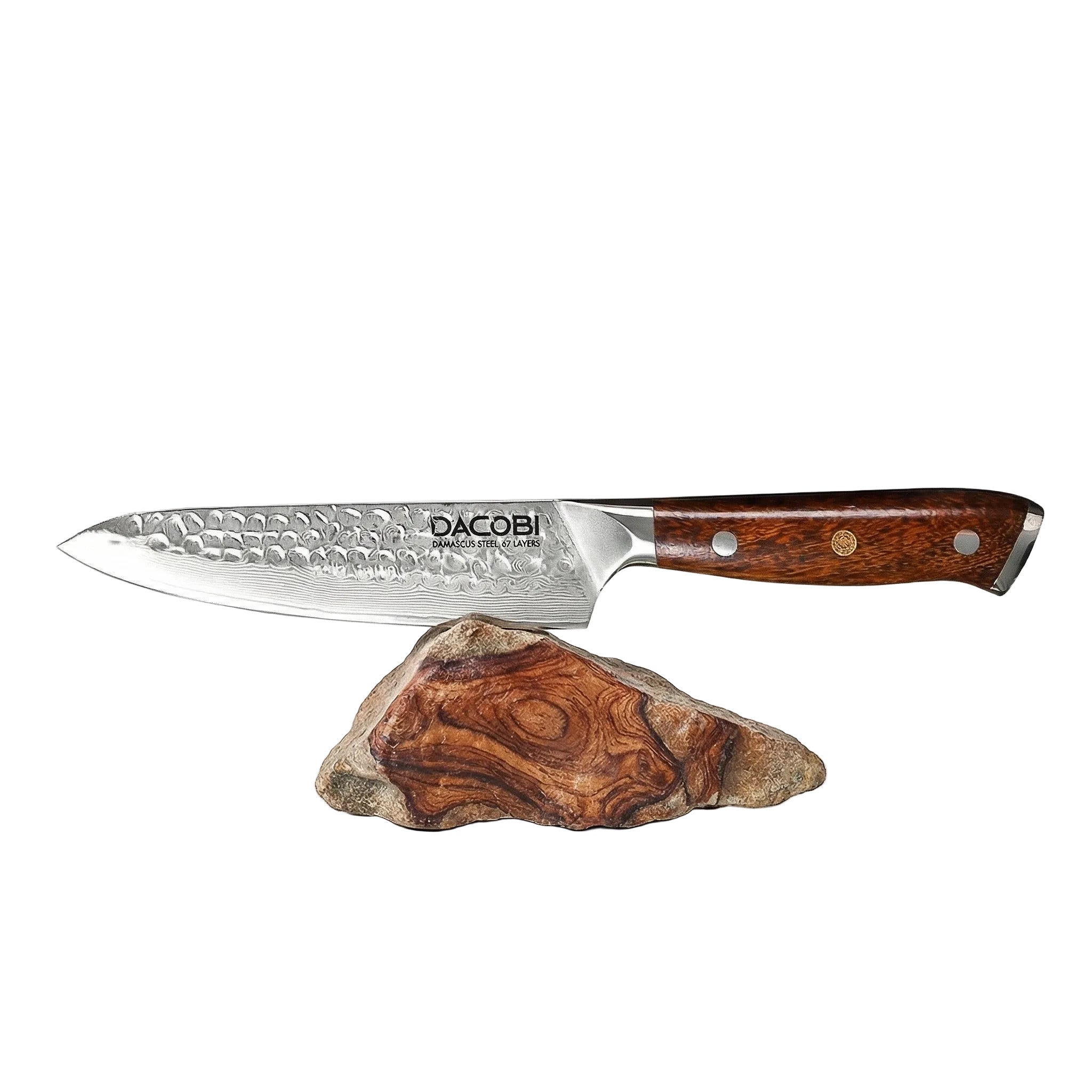 Konhyai kés, 13cm, damaszkuszi acél C37
