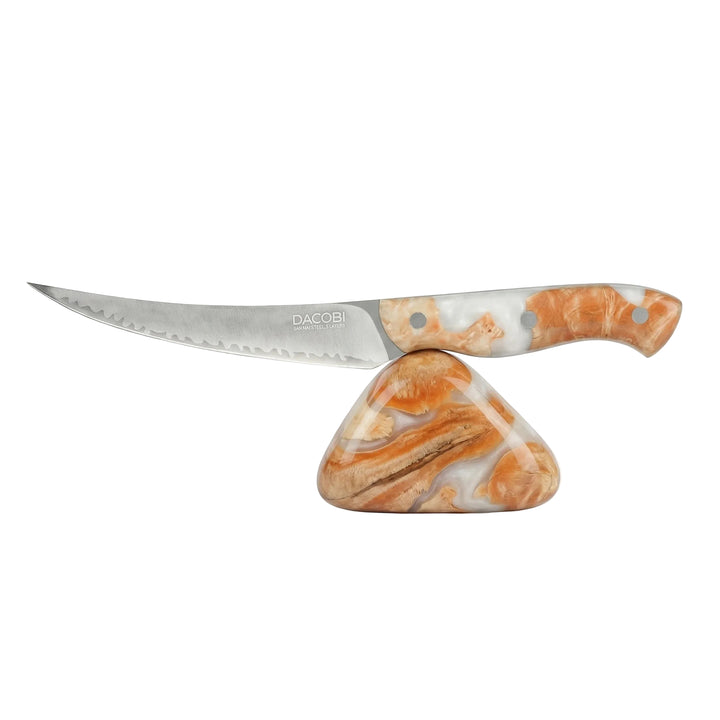 Filé kést, 15cm, San Mai acél C45