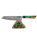 Professzionális Kiritsuke kés, 21cm, damaszkuszi acél C48