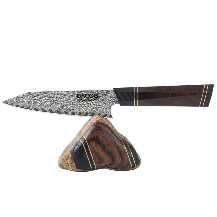 Konhyai kés, 13cm, damaszkuszi acél C56