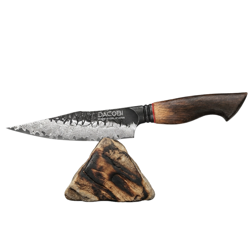 Konhyai kés, 14 cm, damaszkuszi acél C63
