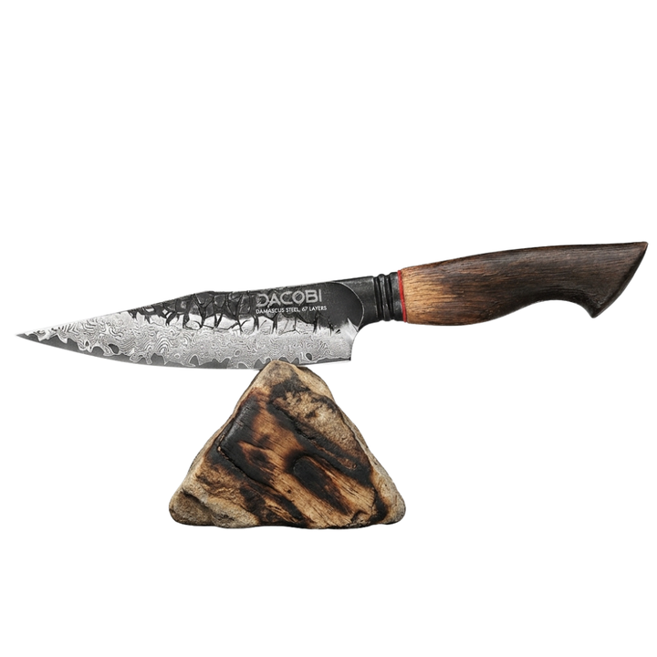 Konhyai kés, 14 cm, damaszkuszi acél C63