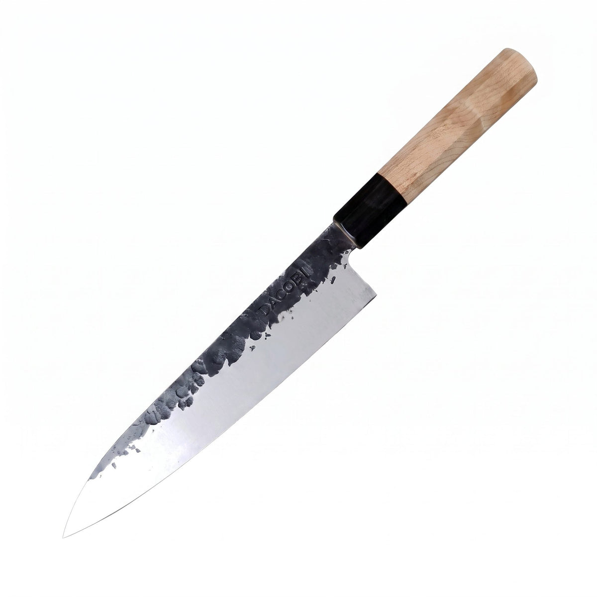 Ökörszarv gyűrű részlete — Gyuto kés