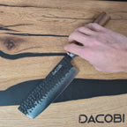 Professzionális Nakiri kés, 18 cm, rozsdamentes acél C66