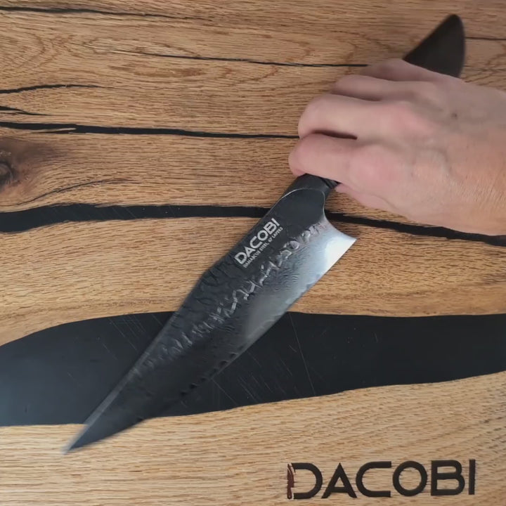 Szakmai szakácskés, 22cm, damaszkuszi acél C61