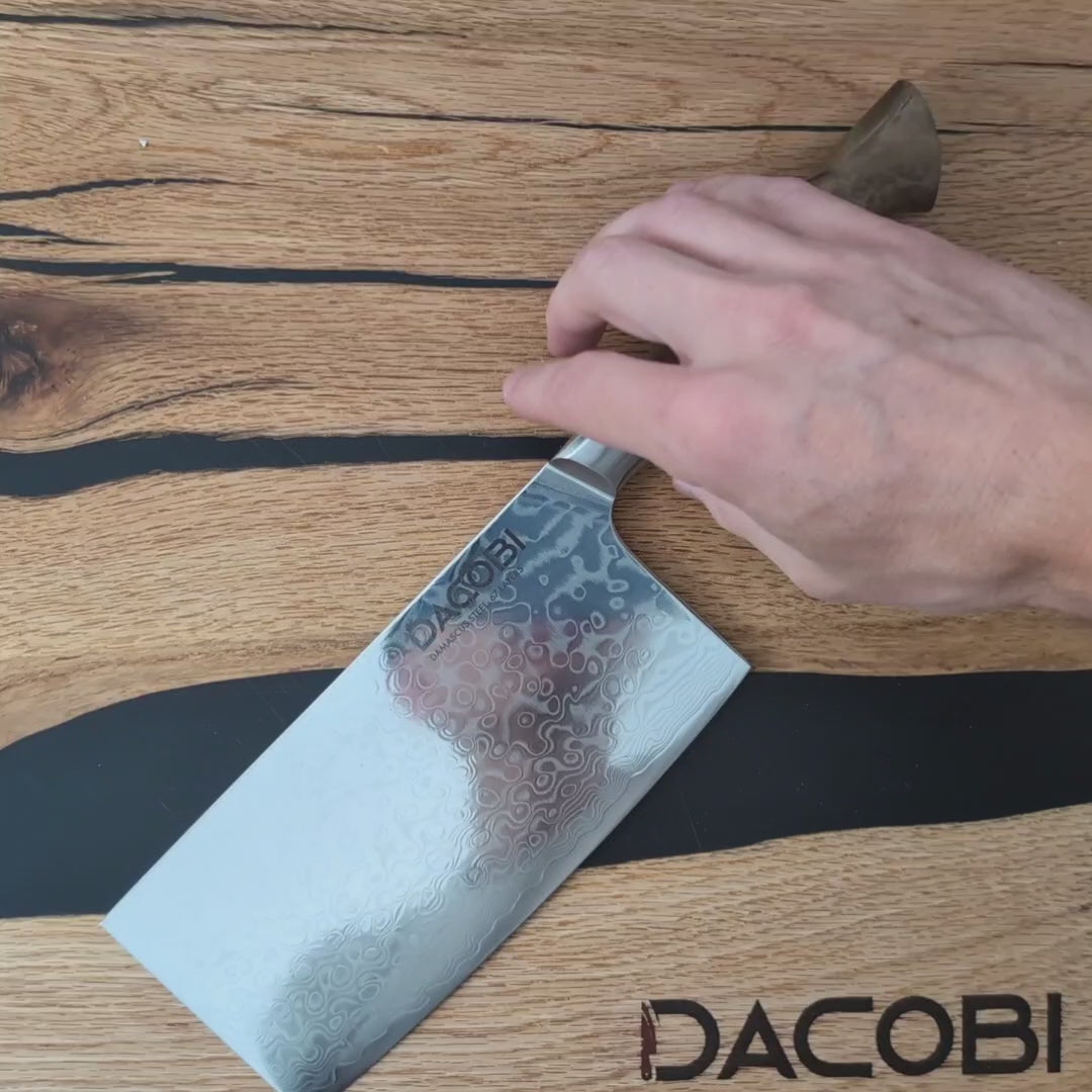 Profi bárd, 17cm, damaszkuszi acél C36