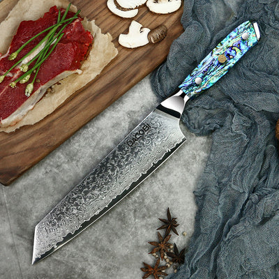 Professzionális Kiritsuke kés, 21cm, damaszkuszi acél C24 - DACOBI.hu