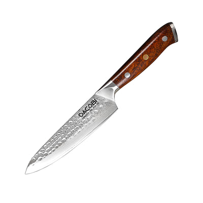 Konhyai kés, 13cm, damaszkuszi acél C37 - DACOBI.hu