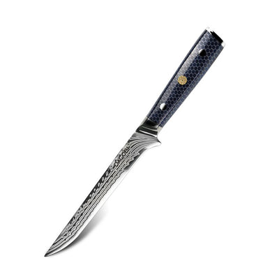 Filé kést, 17cm, damaszkuszi acél C16 - DACOBI.hu