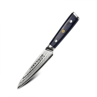 Konhyai kés, 13cm, damaszkuszi acél C17 - DACOBI.hu