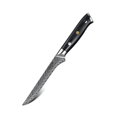 Filé kést, 15cm, damaszkuszi acél C28 - DACOBI.hu